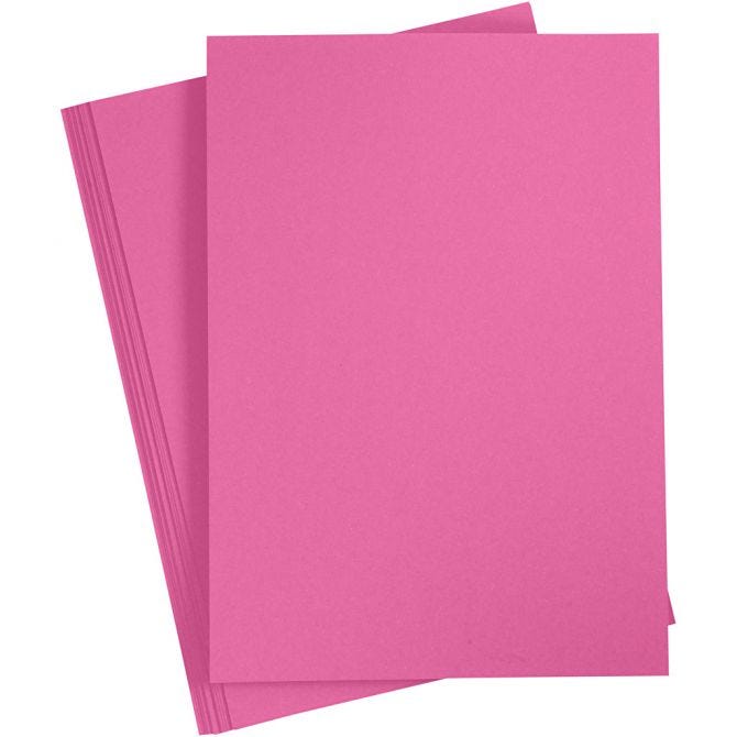 :: Karton & Papier :: Gekleurd Karton 180 gram :: Gekleurd Karton Roze A4 210 x 297 mm 180 gr - Producten | Glitter Glamour | Decoratie en plotter